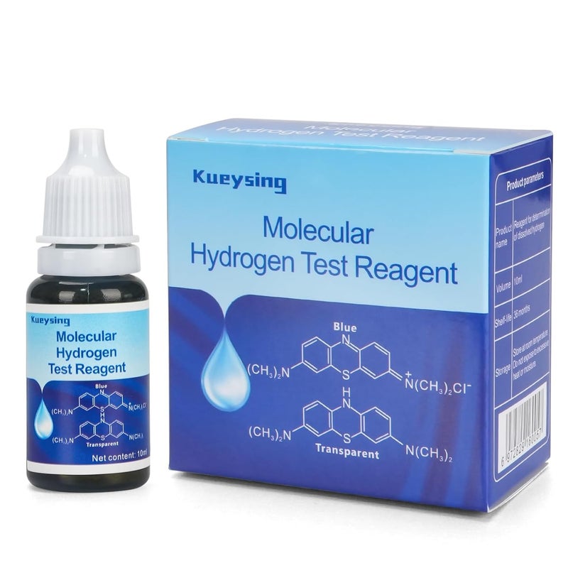 Kueysing Hydrogen Test Reagent，Dissolved Hydrogen Test Reagent ，H2Blue，Test The Concentration of Hydrogen Molecules in Water - Image 1